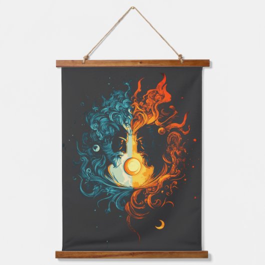 Tapisserie Suspendue Dualité - Mythique (Recto)