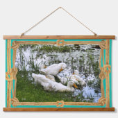 Tapisserie Suspendue Ducks Pond Life tendance (Recto)