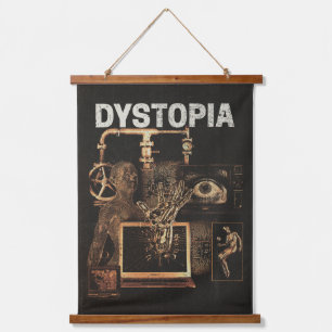 Tapisserie Suspendue Dystopia - Techno-Dystopian Streetwear Design