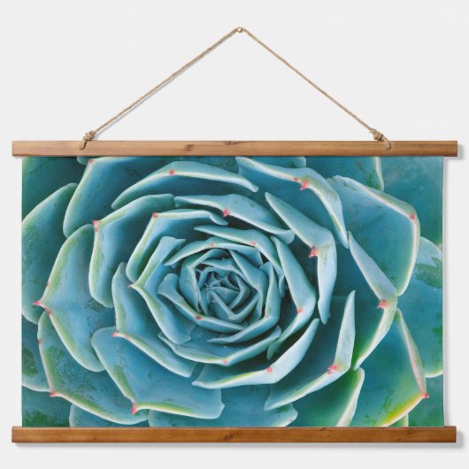 Tapisserie Suspendue Echeveria Rosette, Jardin Secret de Marrakech (Devant)