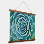 Tapisserie Suspendue Echeveria Rosette, Jardin Secret de Marrakech (Angulaire)