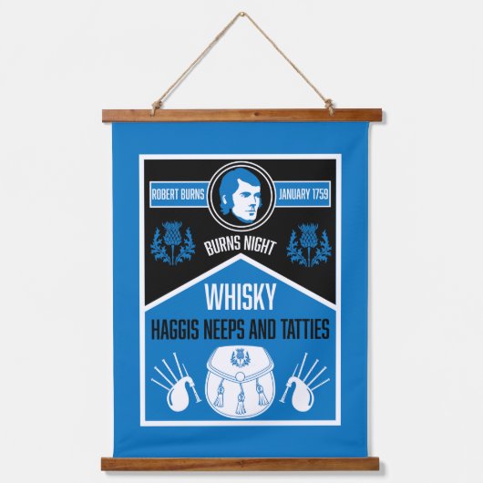 Tapisserie Suspendue Ecosse Burns Night (Recto)