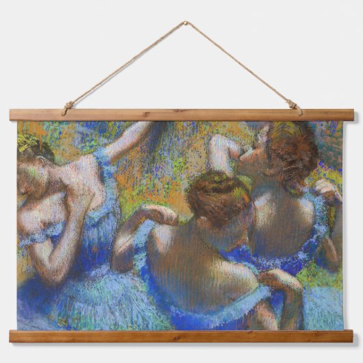 Tapisserie Suspendue Edgar Degas - Danseurs Bleus (Devant)
