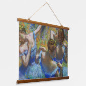 Tapisserie Suspendue Edgar Degas - Danseurs Bleus (Angulaire)