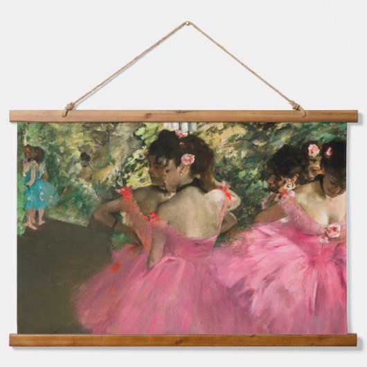 Tapisserie Suspendue Edgar Degas - Danseurs en rose (Devant)