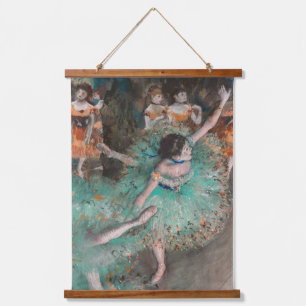 Tapisserie Suspendue Edgar Degas - Danseuse basculant / Danseuse verte