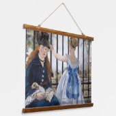 Tapisserie Suspendue Edouard Manet - Le Chemin De Fer (Angulaire)
