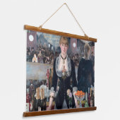 Tapisserie Suspendue Edouard Manet - Un bar aux Folies-Bergere (Angulaire)