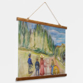 Tapisserie Suspendue Edvard Munch - La forêt Fairytale (Angulaire)