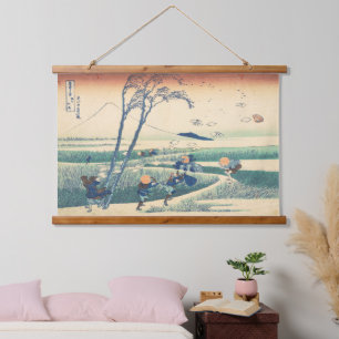 Tapisserie Suspendue Ejiri dans Suruga Hokusai Ukiyo-e Art japonais
