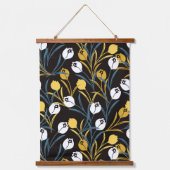 Tapisserie Suspendue Élégant motif floral de Tulipe (Recto)