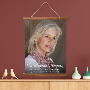 Tapisserie Suspendue Élégante photo commémorative Recouvrement de scrip