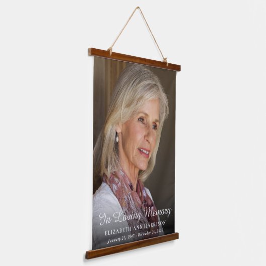 Tapisserie Suspendue Élégante photo commémorative Recouvrement de scrip (Angulaire)