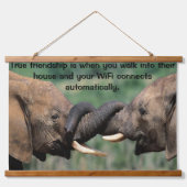 Tapisserie Suspendue Eléphants ensemble (Devant)