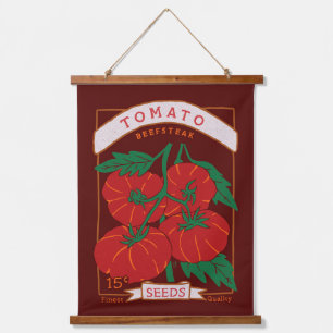 Tapisserie Suspendue Emballage de graines de tomate Beefsteak Hanging T