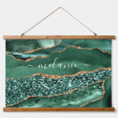 Tapisserie Suspendue Emerald Green Parties scintillant Tapestry Nom per (Devant)