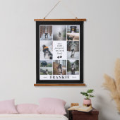 Tapisserie Suspendue Empreintes de pattes Nos coeurs Pet Memorial Colla (Chambre à coucher)