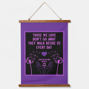 Tapisserie Suspendue En Mémoire Bereavement Et Perdre Photo Impression