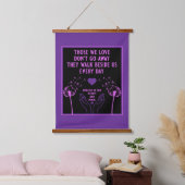 Tapisserie Suspendue En Mémoire Bereavement Et Perdre Photo Impression (Chambre à coucher)