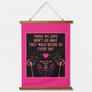 Tapisserie Suspendue En Mémoire Bereavement Et Perdre Photo Impression