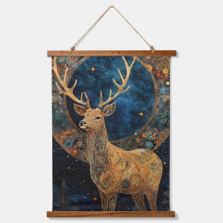 Tapisserie Suspendue Enchanter l'art des cerfs