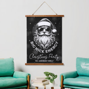 Tapisserie Suspendue Énergie Big Nick Santa Noël drôle de Noël Fêtes
