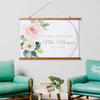 Enseigne de décoration pour la future Mme Gold pou