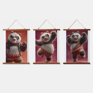Tapisserie Suspendue Ensemble d'art mural de 3 pièces pour enfants Pand