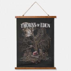 Tapisserie Suspendue Épines d'Eden - Conception de streetwear gothique