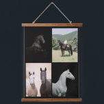 Tapisserie Suspendue Equestrian Custom Horse Photography Equine Art<br><div class="desc">Celebrate the beauty of your equine companion with this Equestrian Custom Horse Photography hanging tapestry. Designed to showcase four of your favorite horse photos, this elegant wall art captures the spirit, strength, and grace of your horse in a personalized and artistic way. Perfect for riders, trainers, or horse lovers, this...</div>