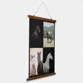 Tapisserie Suspendue Equestrian Custom Horse Photography Equine Art (Angulaire)