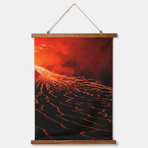 Tapisserie Suspendue éruption volcanique