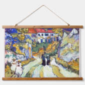 Tapisserie Suspendue Escalier d'Auvers par Vincent Van Gogh (Devant)