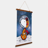 Tapisserie Suspendue ESPACE | Astronaute de Snoopy (Angulaire)