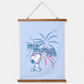 Tapisserie Suspendue Étoile Snoopy Fun Spangé (Recto)