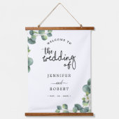 Tapisserie Suspendue Eucalyptus Feuille Russe Mariage accueil (Recto)