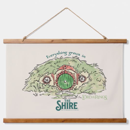 Tapisserie Suspendue Everything Grows in THE SHIRE™ (Devant)