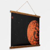 Tapisserie Suspendue Exoplanet Ucf-1.01 Orbitant Une Étoile Appelée Gj  (Angulaire)
