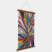 Tapisserie Suspendue Explosion Abstraite vive Art moderne (Angulaire)