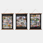 Tapisserie Suspendue Famille et amis 68 Grille de maçonnerie photo Noir (Tripler)