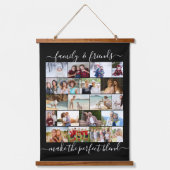 Tapisserie Suspendue Famille et amis 68 Grille de maçonnerie photo Noir (Recto 2)