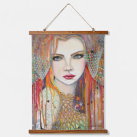 Fantaisie Gitane Œuvre d'art Boho par Molly Harris