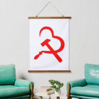 Faucille et marteau, cœur, amour, communisme
