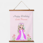 Tapisserie Suspendue Fée mignonne Princesse Fille fête d'anniversaire a (Recto)