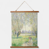 Tapisserie Suspendue Femmes d'art Claude Monet assises sous le vent (Recto)