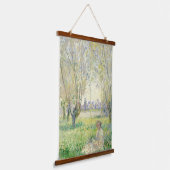Tapisserie Suspendue Femmes d'art Claude Monet assises sous le vent (Angulaire)