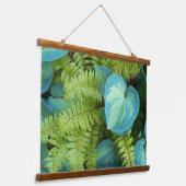 Tapisserie Suspendue Ferns et Hosta botanique varié (Angulaire)