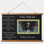 Tapisserie Suspendue Feu et glace Bald Eagle éclaboussure (Devant)