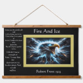 Tapisserie Suspendue Feu Et Thunderbird De Glace À L'Éscension (Devant)