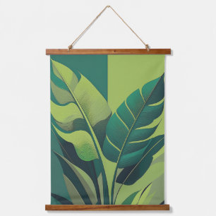 Tapisserie Suspendue Feuilles de bananier hawaïennes Bananarama